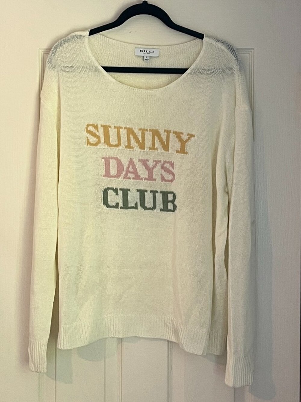 Gilli Ivory Lightweight Sweater